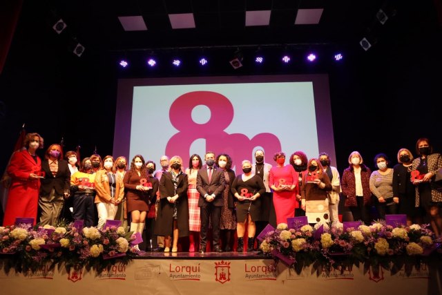 Premios 8M a la labor, esfuerzo y trabajo de mujeres de Lorquí