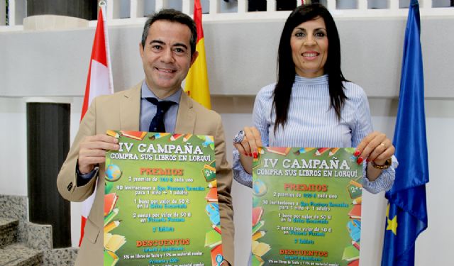 La Concejalía de Comercio pone en marcha la IV campaña 'Compra sus libros en Lorquí'