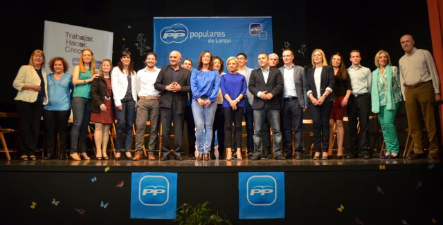 Mª José López presenta su Candidatura a la Alcaldía de Lorquí y a los miembros de su lista electoral