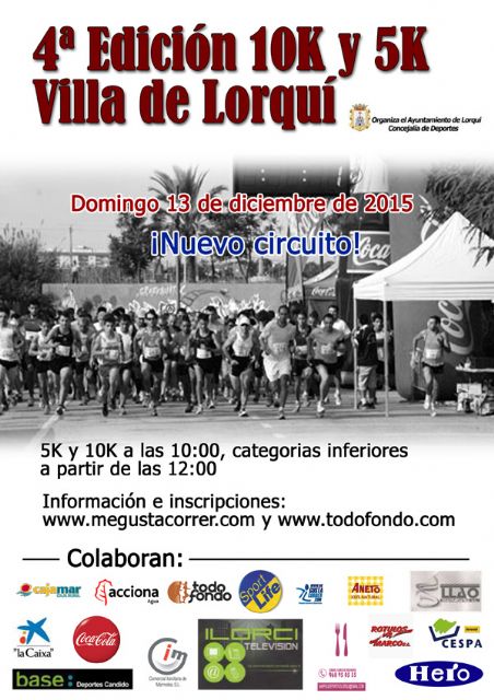 IV Edición de la prueba 10 Km y 5 Km ‘Villa de Lorquí’