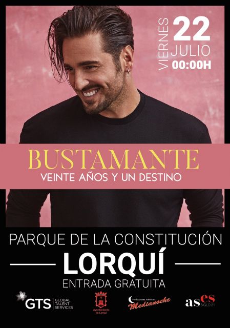 Bustamante será uno de los principales atractivos del programa de Fiestas de Santiago Apóstol