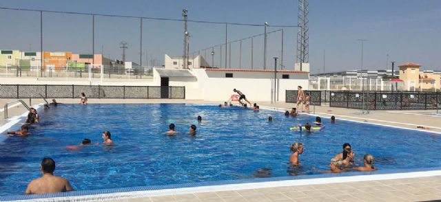 Las Piscinas Municipales de Lorquí registran cinco mil visitas durante el mes de julio