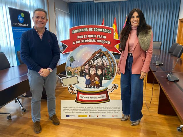 Los comercios de Lorquí se suman a la campaña 'Por el Buen Trato a las Personas Mayores'