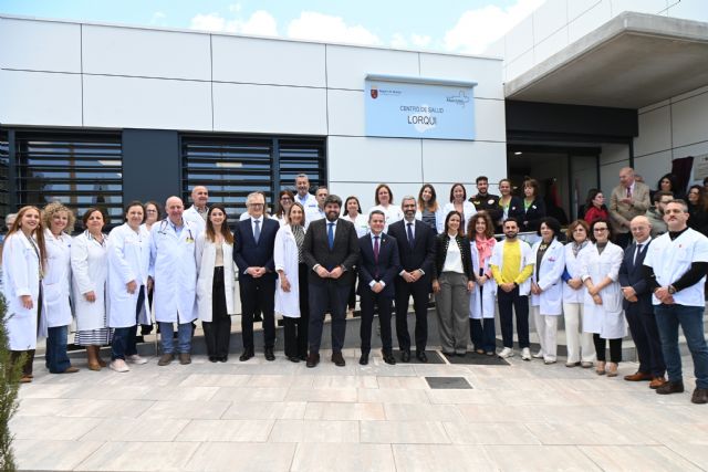 López Miras inaugura el nuevo centro de salud de Lorquí, con cerca de 2.000 metros cuadros y seis consultas más