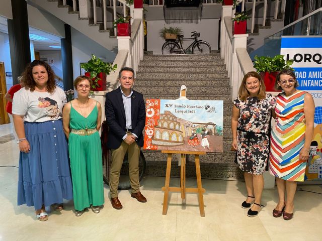 El cartel del XV Bando Huertano de Lorquí es obra de Fulgencia Vidal