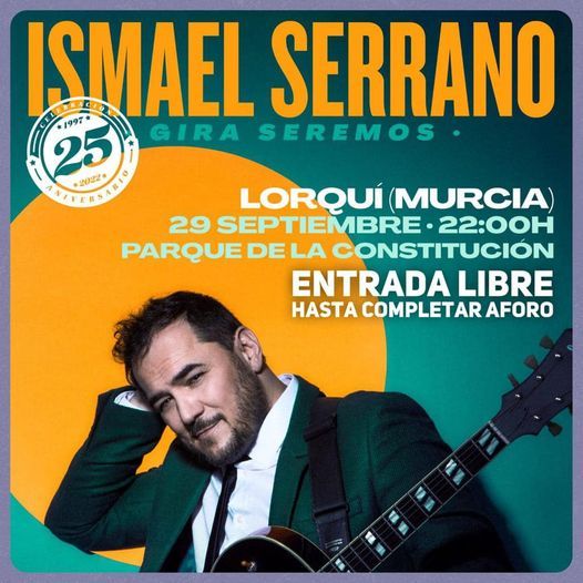 Nota y foto concierto gratis ismael serrano