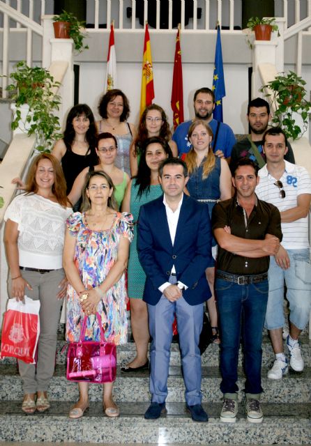 Un grupo de alumnos de un curso de Promoción Turística Local visita Lorquí