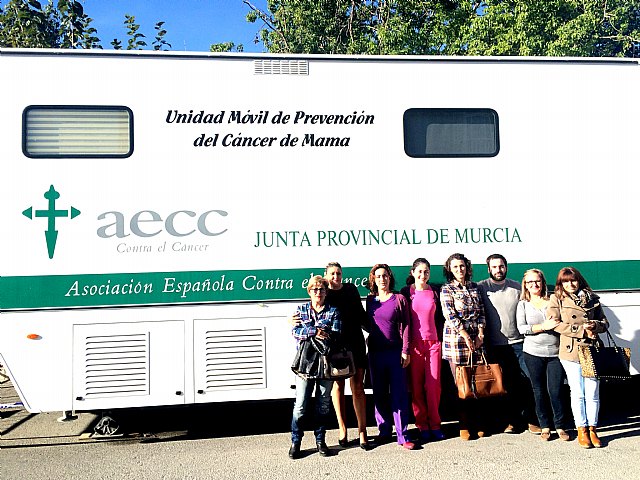 Más de 650 mujeres de Lorquí revisan su salud con la campaña de prevención del cáncer de mama