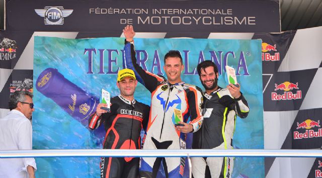 José Marín Ayala, vecino de Lorquí, gana una carrera de motociclismo del campeonato Castellano-Manchego