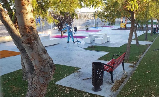 El Ayuntamiento de Lorquí abre los parques y jardines
