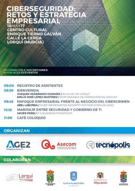 ASECOM organiza en Lorquí una charla sobre ciberseguridad