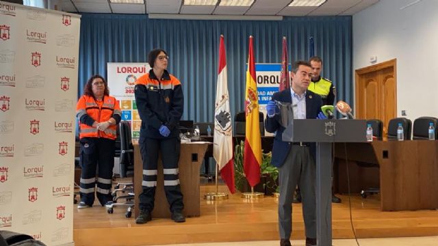 Ayuntamiento, Policía Local, Centro de Salud y Corporación Municipal de Protección Civil unidos para trabajar contra el coronavirus en Lorquí