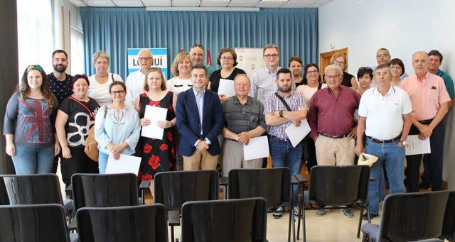 El Ayuntamiento de Lorquí destina más de 150.000 euros a las asociaciones del municipio